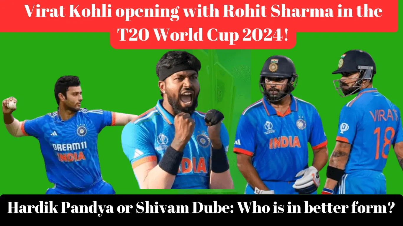 Virat Kohli opening with Rohit Sharma