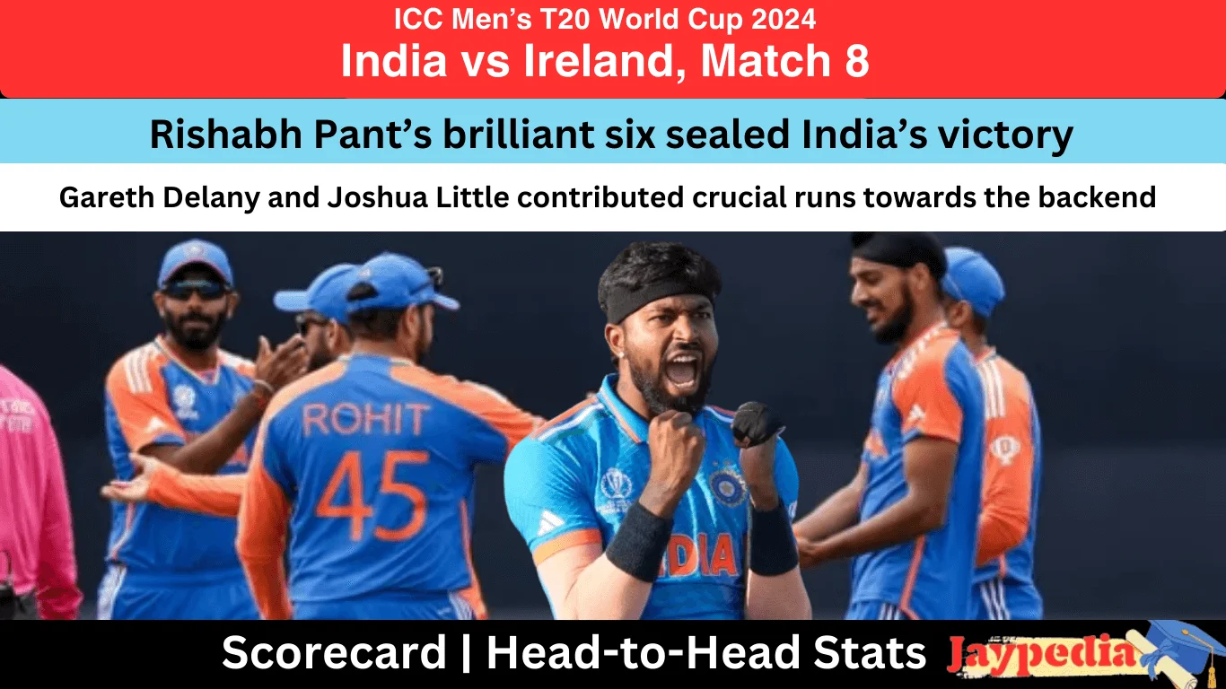 Rishabh Pant’s brilliant six sealed India’s victory over Ireland