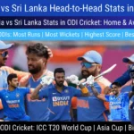 India vs Sri Lanka ODI Stats