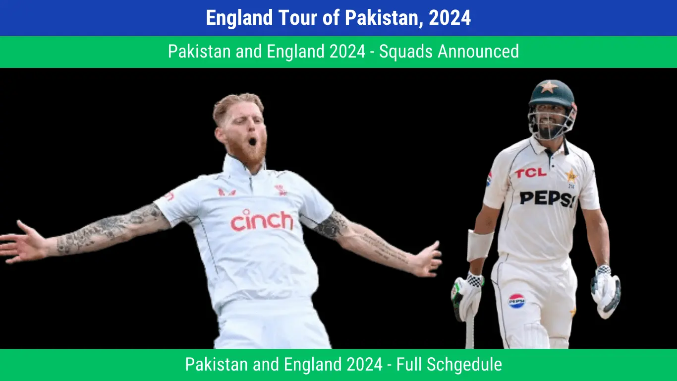 England Tour of Pakistan 2024