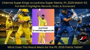 CSK Knocks Out LSG