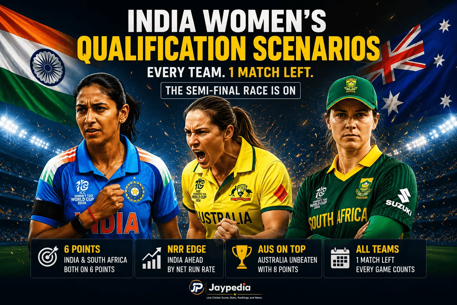 India Women’s Qualification Scenarios