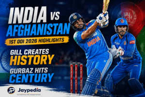 India vs Afghanistan 1st ODI 2026 Highlights, Match Report, Records and Key Stats