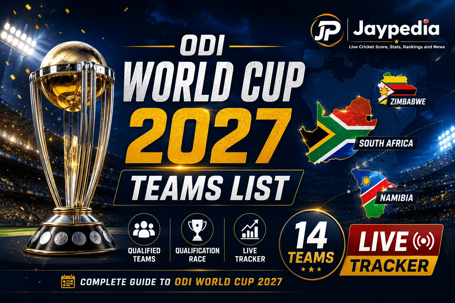 ODI World Cup 2027 Teams